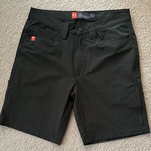 Men's Black Performance Shorts